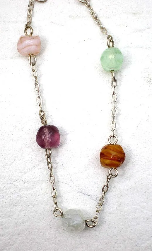 Pulsera De Plata 925 Con Cuarzos Naturales