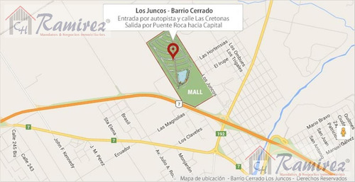Lote Terreno En Venta 1054 M2 - Barrio Cerrado Los Juncos, Luján
