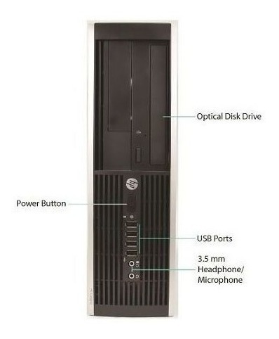 Cpu Hp Elite 8100 Intel Core I3 8gb Ram 500gb Dvd Wifi (Recondicionado)