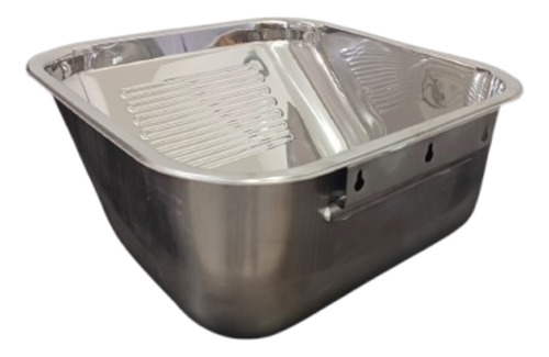 Tanque Inox Para Fixação Em Parede 40x40 Alto Brilho