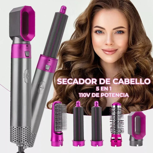 Cepillo Secador De Pelo 5 En 1 Para Peinado De Mujer