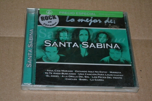 Lo Mejor De Santa Sabina Cd Rock Mexicano 
