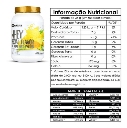 Kit 8 - Whey Protein 3w Special Flavor - Atacado - Sabor Chocolate Com Coco