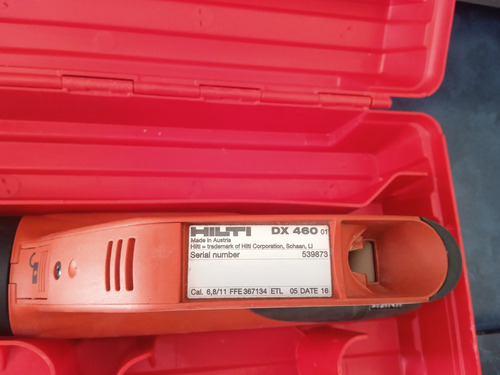 Pistola De Fijación Hilti Modelo Dx 460 F8