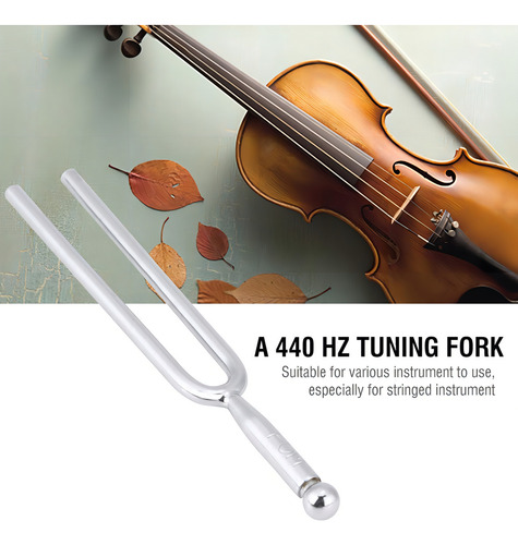 Diapasón De 440 Hz, Diapasón De Acero Inoxidable Estándar A 440 Hz Afinador De Guitarra De Violín Instrumento De Tono, Resistente, Antioxidante Y Duradero