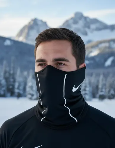 Pack X2 Cuello Deportivo Nike Strike Snood Reflectante Negro