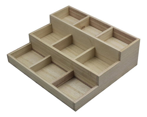 Organizador De Maquillaje De Madera, Organizador De Baño De