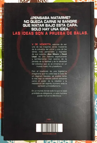 V De Vendetta Alan Moore Tomo Integral Editorial Ecc