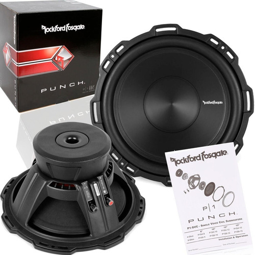 Subwoofer Punch 15 Pulgadas Rockford Fosgate P1s4-15 250 Rms