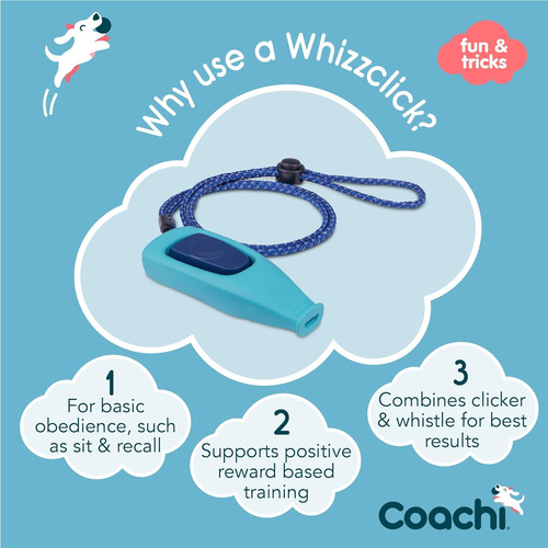 Coachi Whizzclick, 2 En 1 Combinado Clicker Y Silbato, D...