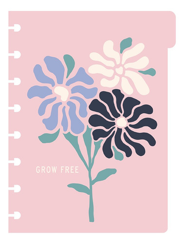 Cuaderno A Discos Mooving Loop Inteligente A5 X80 Hojas Color A Garden Full Of Flowers