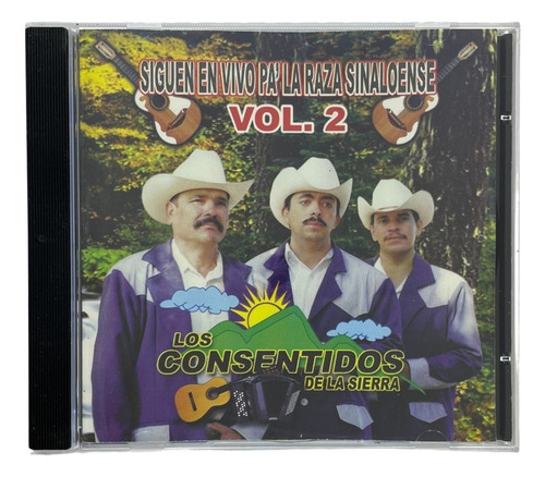 Disco Original De Los Consentidos De La Sierra En Vivo V. 2