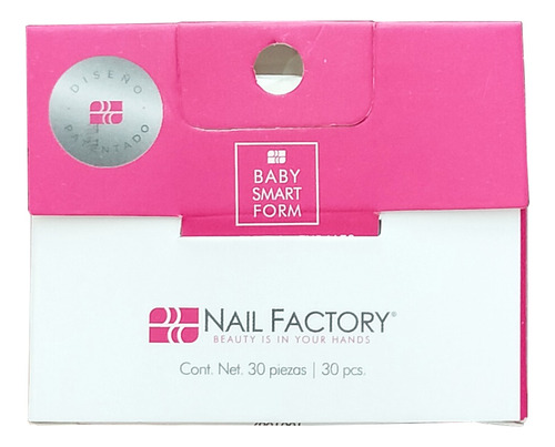 Paquete 30 Pz Baby Smart Form Forma Escultural, Nail Factory