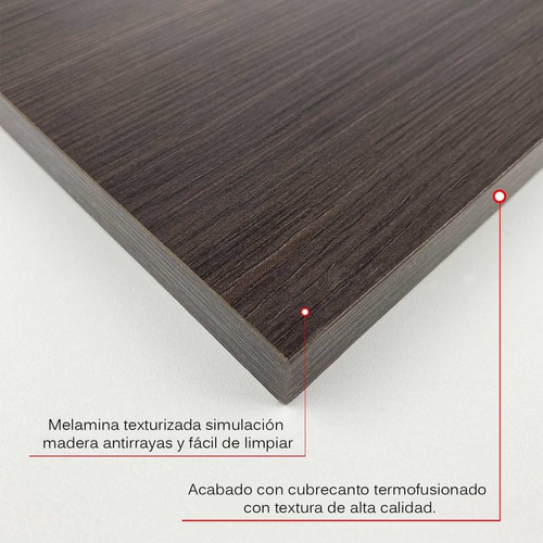 Imagen 4 de 8 de 3 Repisas Flotantes Minimalistas Melamina Vintage 30x15 Color Chocolate