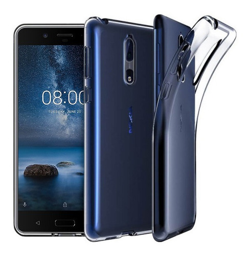 Funda De Silicona Ultrafina Compatible Con Nokia 8