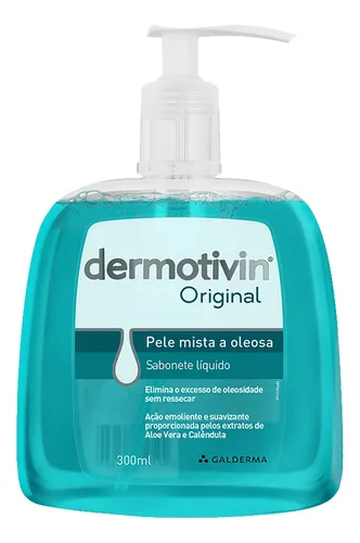 Dermotivin Original Pump - Sabonete Líquido Facial 300ml