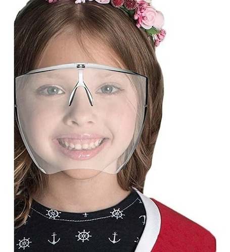 Imagen 1 de 8 de 10pcs Careta Facial Infantil Policarbonato Niño Niña Mayoreo