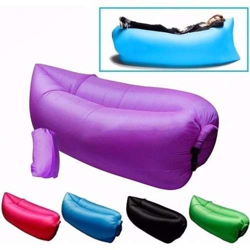 Sillon Inflable Sofa Colchon De Aire Playa Verano Lazy Bag