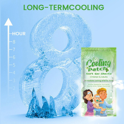 Compressas Frias Em Gel Para Testa Pads Calmantes