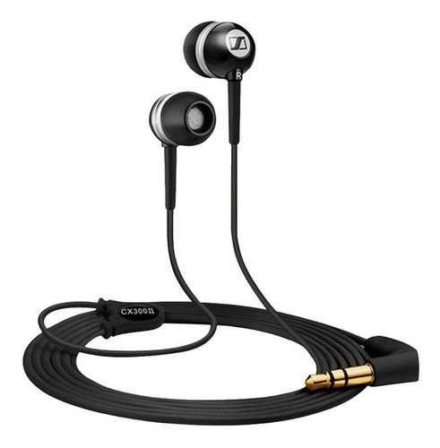 Imagen 1 de 2 de Audífonos in-ear gamer Sennheiser CX 300-II Precision black