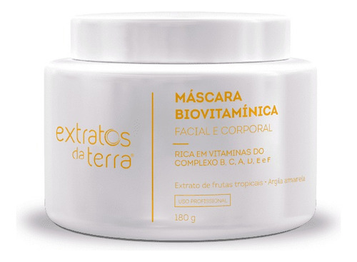 Máscara Biovitamínica 180 G Todo Tipo De Pele