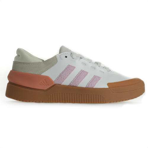 Tenis Feminino adidas Reforçado Mais Proteção Branco E Rosa