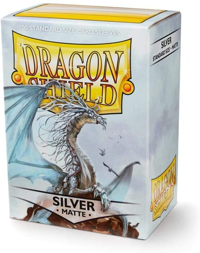 Protectores Dragon Shield Standard Matte Silver 100 - One Up