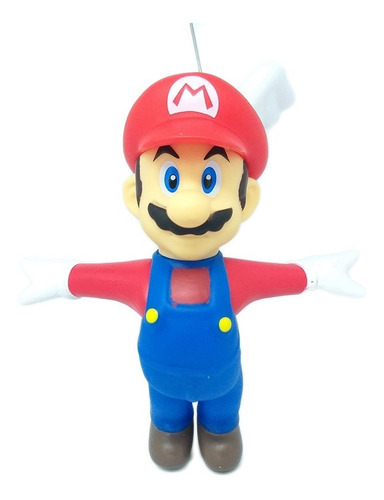 Figura Mario Bross Colgante Alas Muy Bonita Para Colección