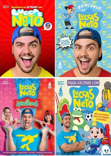 Livro - Brincando com Luccas Neto - Neto