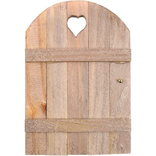 Touch Of Nature - Mini Puerta De Madera Para Jardín De Hadas