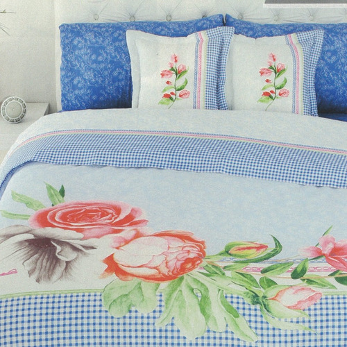 Edrecolcha King Size Celeste Competition Incluye Cojines