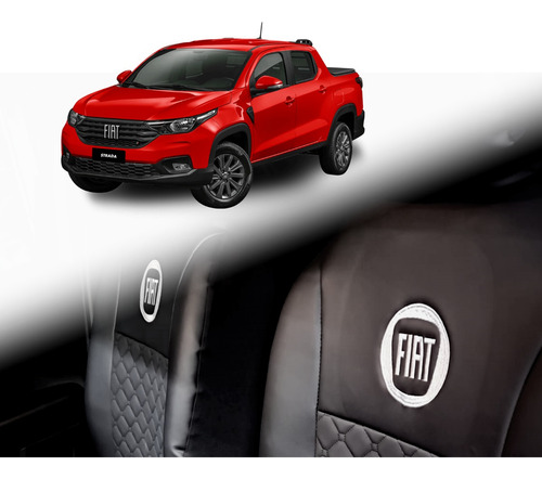 Cubreasientos / Funda Simil Cuero Fiat Strada