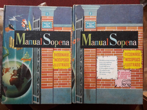 Manual Sopena Diccionario Enciclopedico Ilustrado 2 T 2500p