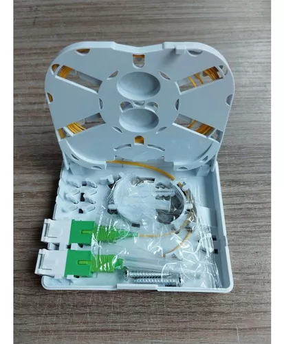 comprar Caja Fibra Optica, 2 Ptos Sc Upc O Apc Sm\u002Fmm, 2 Pigtails