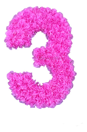 Numeros Y Letras Decoración Cumpleaños. Allegracotillones.