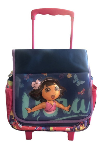 Mochila Dora La Exploradora Carrito Kinder Original Atm