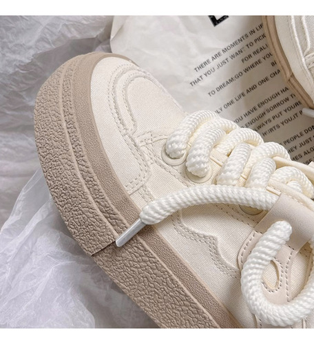 Tenis Envy Para Mujer | Estilo Casual Con Plataforma | Tallas 2-6 Mx Zapato De Lona Para Dama Denali