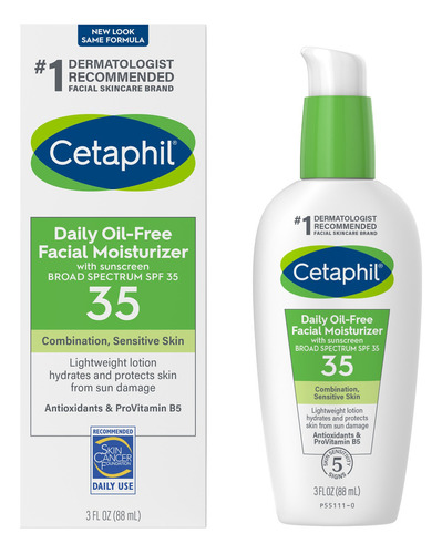 Hidratante Facial Diario Cetaphil 3 Onzas, Libre De Aceite