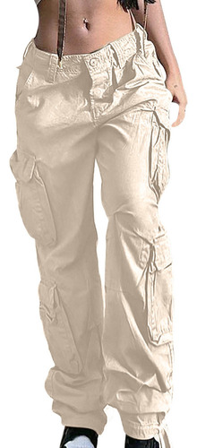 Pantalón De Mujer Color Holgado Y Cómodo De Algodón Casual 7