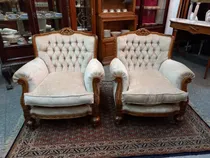 Comprar Manyantiques - Par De Antiguos Sillones Franceses Luis Xvi.