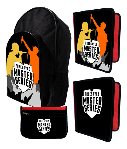 Mochila +2 Carpetas+ Cartu De  Free Stile Master Series #453