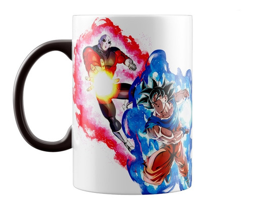 Taza Tazón Mágico Goku Ultra Instinto Vs Jiren Anime