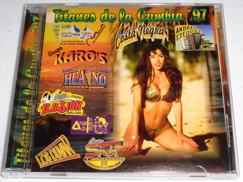 Titanes De La Cumbia 97, Cd Atotonilco Discos 1997 Raro