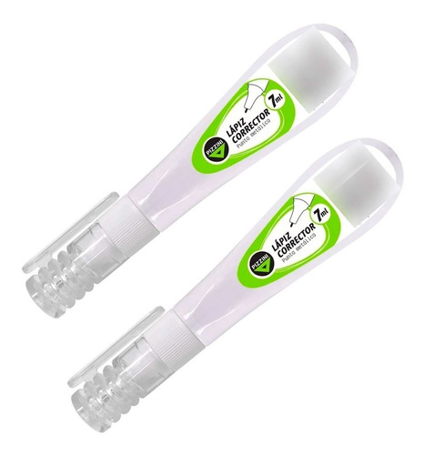  Lápiz Corrector Pizzini Punta Metálica X 2 Unidades 7ml 157