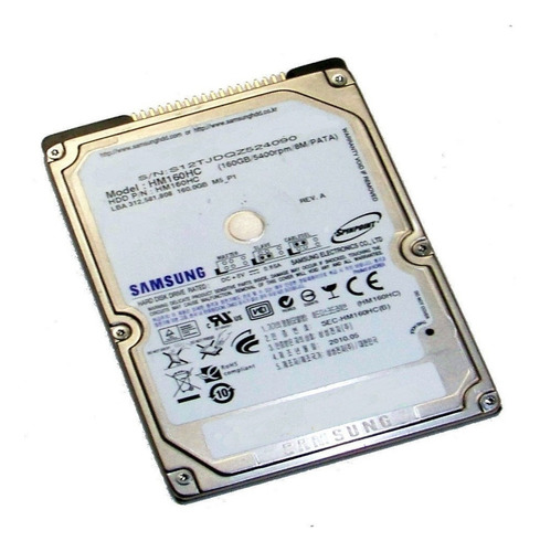 Hd Ide Pata Samsung Spinpoint M5p Hm160hc 160gb 5400rpm 8m