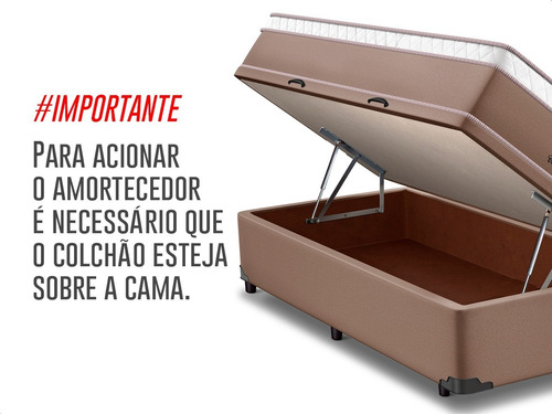 Imagem 6 de 6 de Par Amortecedor Cama Box Baú Casal 1000n/100kgf Ortobom