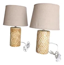 Comprar 2 Portátiles Lamparas De Mesa. 36cm De Altura Total. Nuevas
