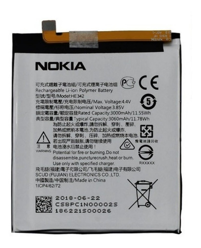 Bateria Interna Nokia 5.1 Plus Original