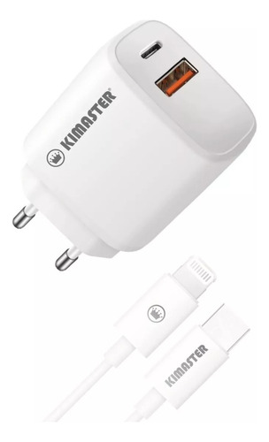 Kit Carregador Turbo Usb-c / Lightning - Compativel Apple