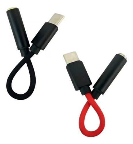 Adaptador Con Cable Typec A Jack 3,5 Para Audio Kim Ky-222